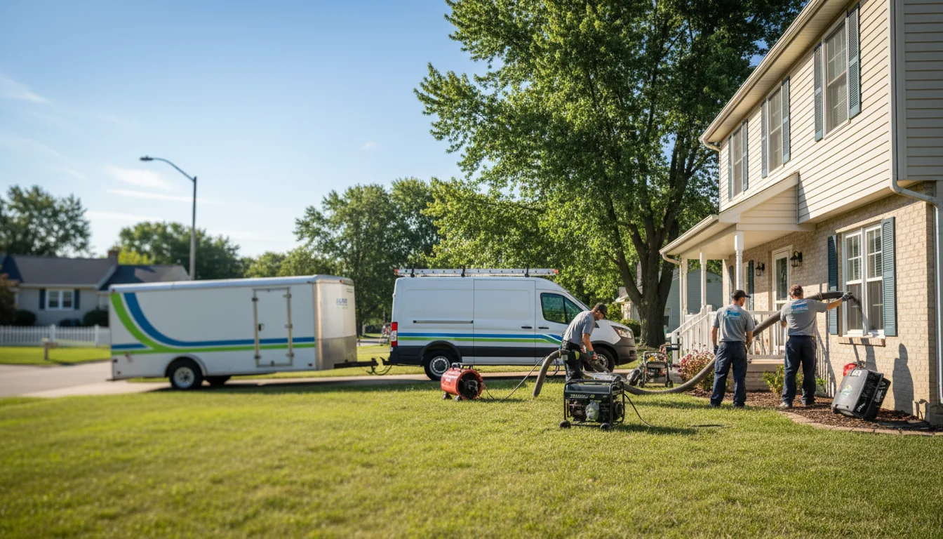 Flooded Basement Restoration And Cleanup With Repair in Wisconsin near me